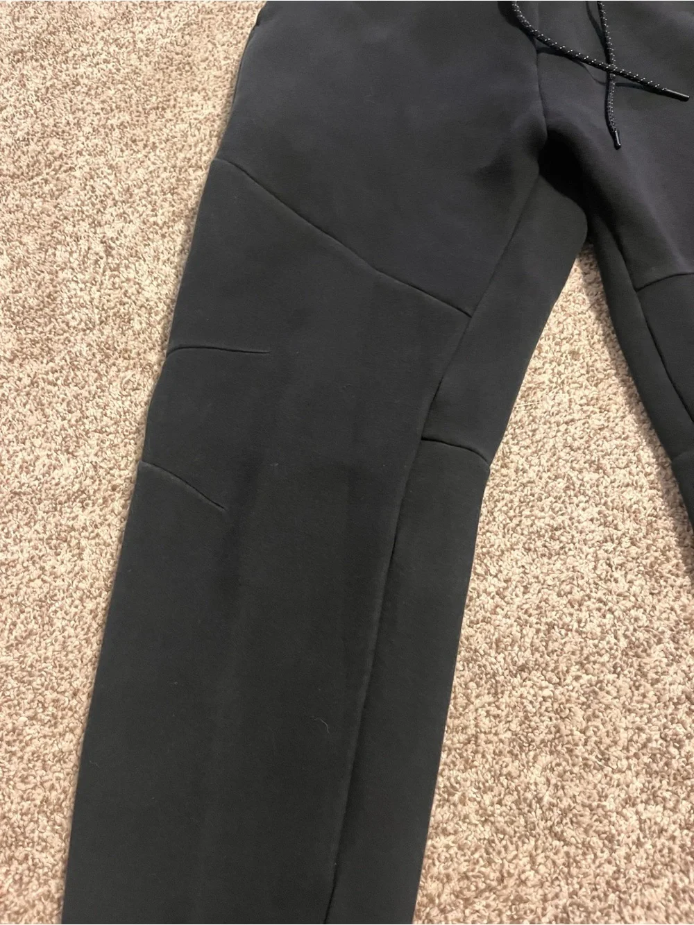 Nike Tech Fleece Joggers Men’s Large Black Tapered Pants HV0959-010